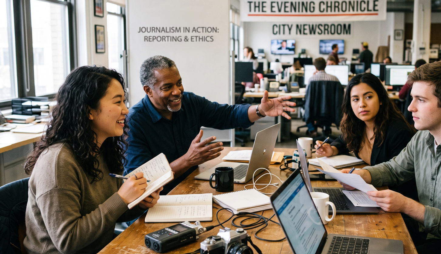 Journalism Course: News Reporting, Writing & Digital Media