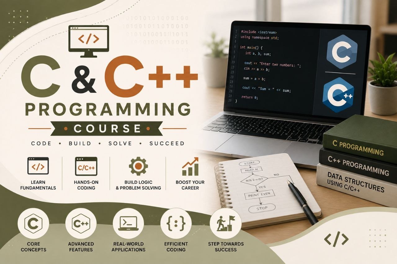 C & C++ Programming Course — Build Strong Programming Skills