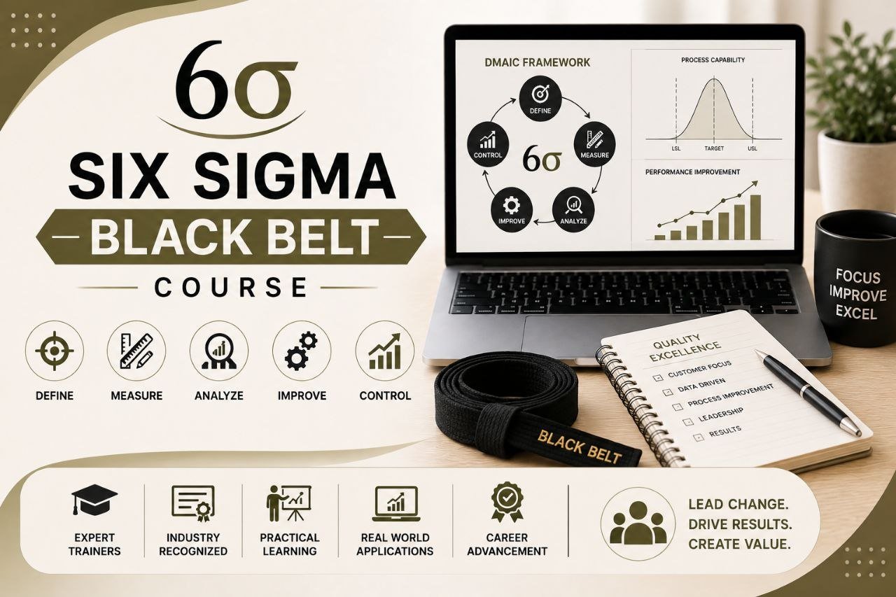 Six Sigma Black Belt Course — Lead Advanced Process Improvement