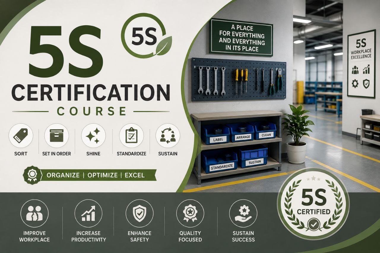 5S Certification Course — Build an Organised & Efficient Workplace