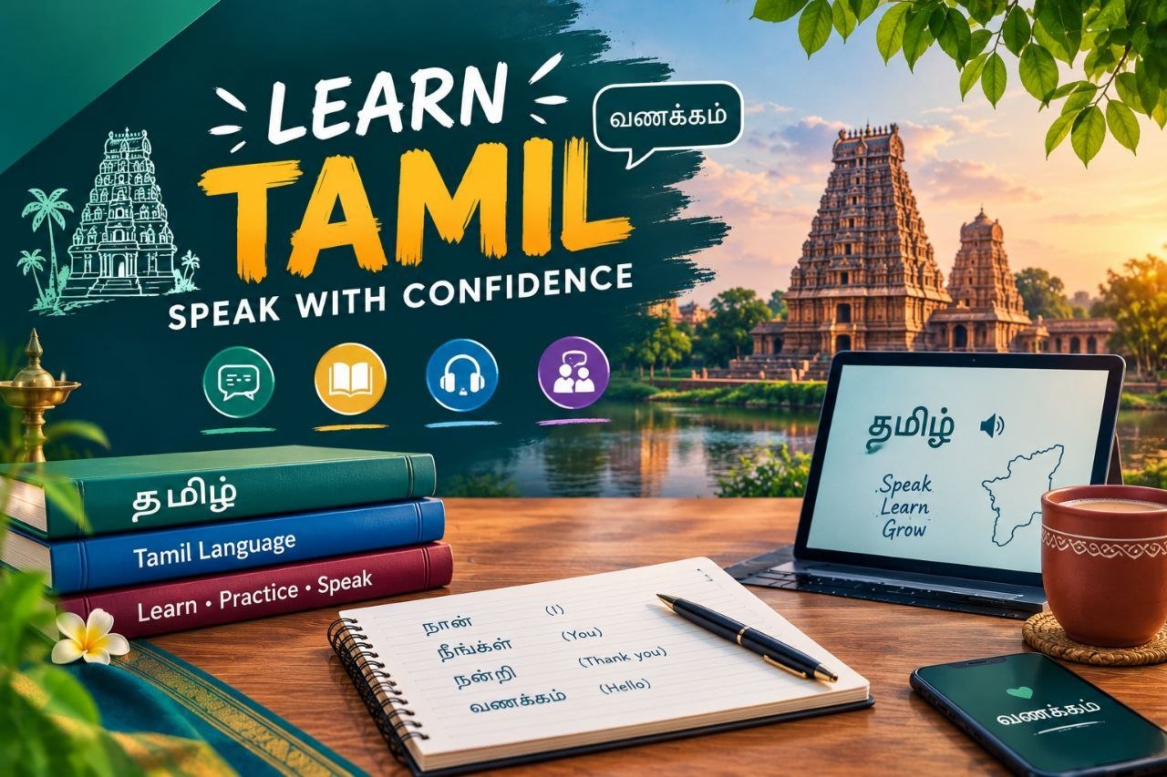 Learn Tamil. Speak with Confidence | 🇮🇳 தமிழ் கற்போம்!